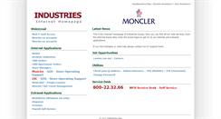 Desktop Screenshot of industries-group.com